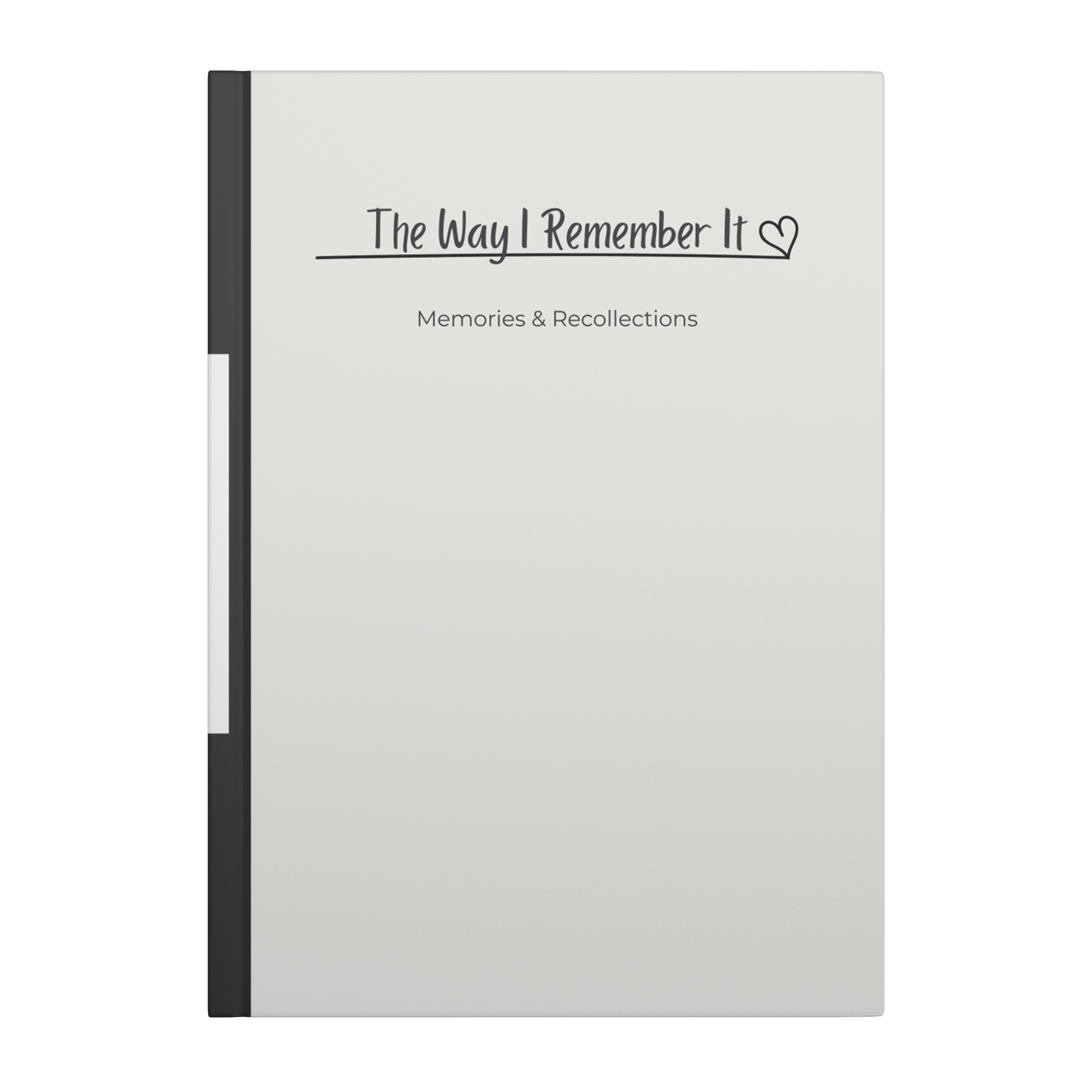 The Way I Remember It - Guided Journal for Collecting Memories - Paper & Wax