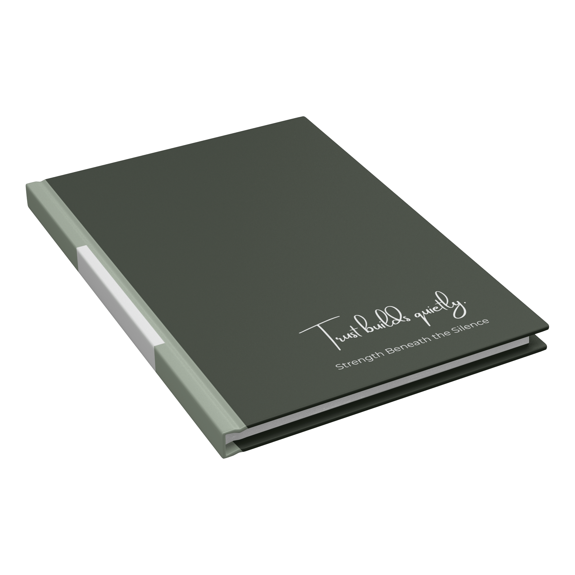 Trust Builds Quietly - A Journal for Self - Confidence - Paper & Wax