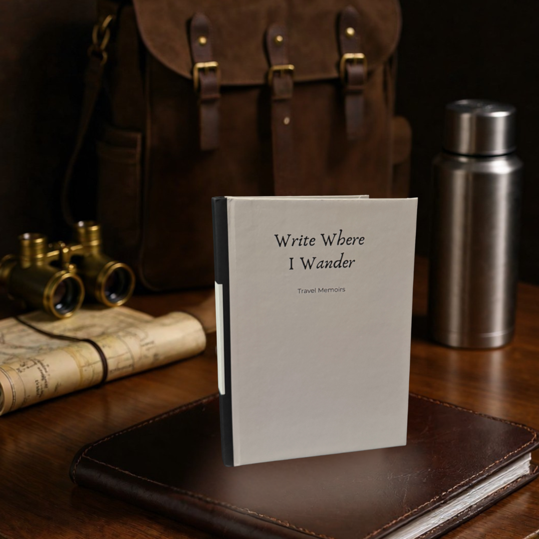 Write Where I Wander - Guided Journal for Capturing Travel Memoirs