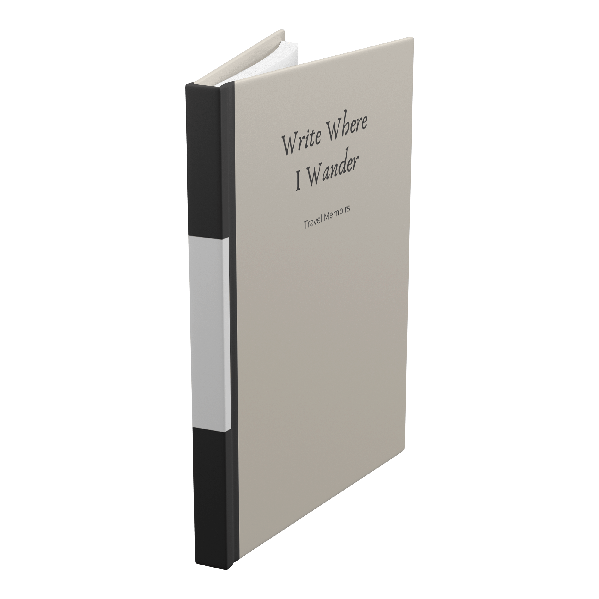 Write Where I Wander - Guided Journal for Capturing Travel Memoirs - Paper & Wax