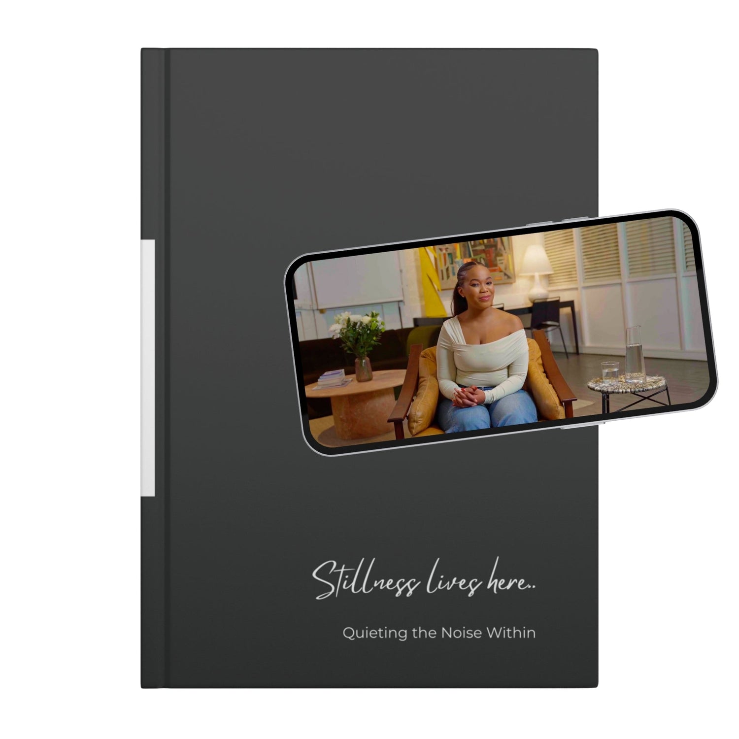 Stillness Lives Here - A Journal for Anxiety - Paper &amp; Wax