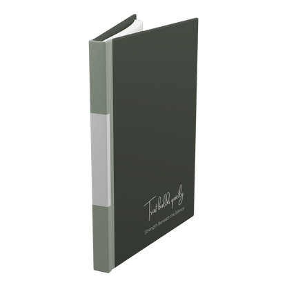 Trust Builds Quietly - A Journal for Self - Confidence - Paper &amp; Wax