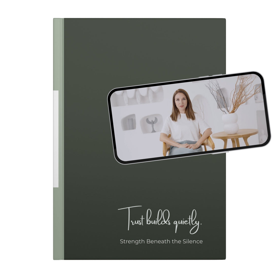 Trust Builds Quietly - A Journal for Self - Confidence - Paper &amp; Wax