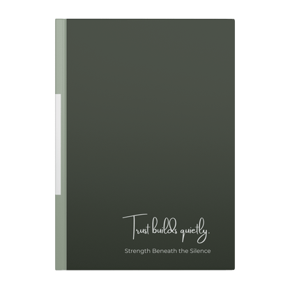 Trust Builds Quietly - A Journal for Self - Confidence - Paper &amp; Wax