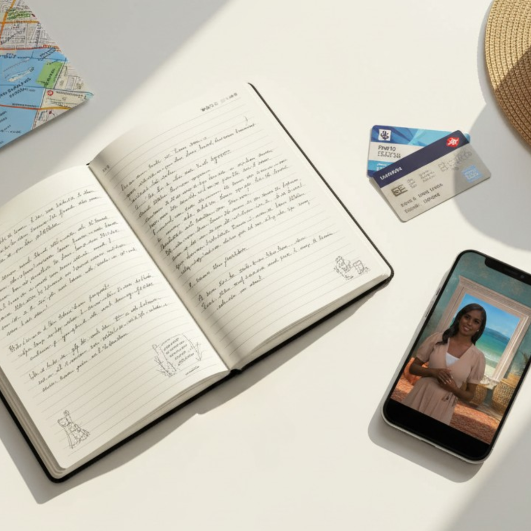 Write Where I Wander - Guided Journal for Capturing Travel Memoirs