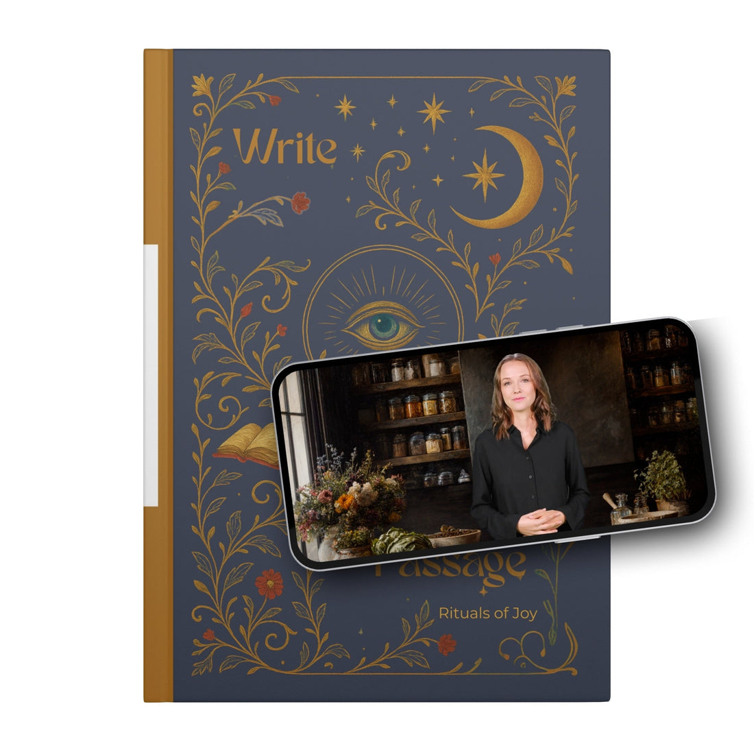 Write of Passage - A Guided Journey of Intention, Wonder &amp; Self - Love - Paper &amp; Wax