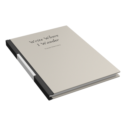 Write Where I Wander - Guided Journal for Capturing Travel Memoirs - Paper &amp; Wax