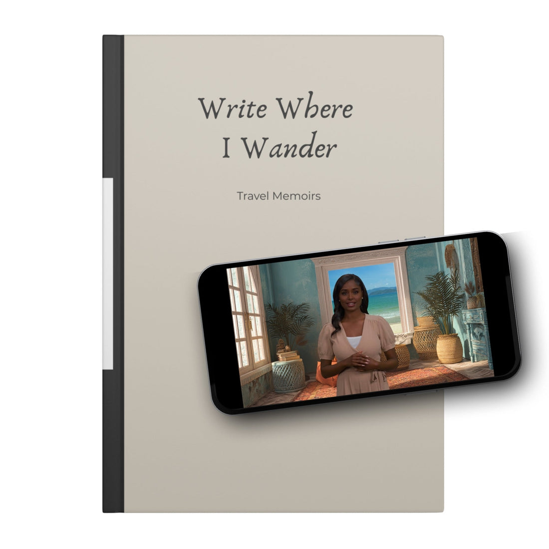 Write Where I Wander - Guided Journal for Capturing Travel Memoirs - Paper &amp; Wax