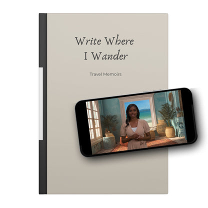 Write Where I Wander - Guided Journal for Capturing Travel Memoirs - Paper &amp; Wax