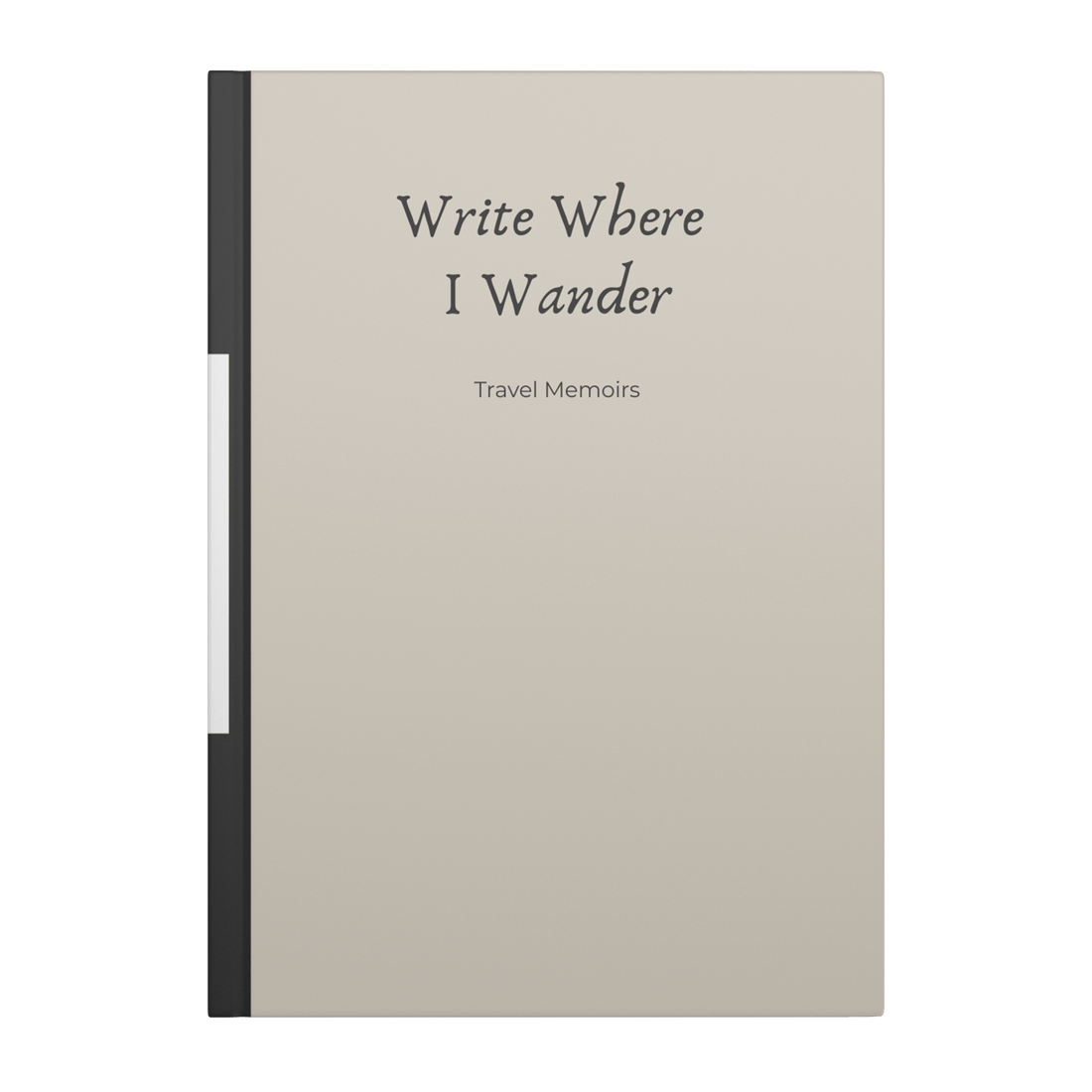 Write Where I Wander - Guided Journal for Capturing Travel Memoirs - Paper &amp; Wax