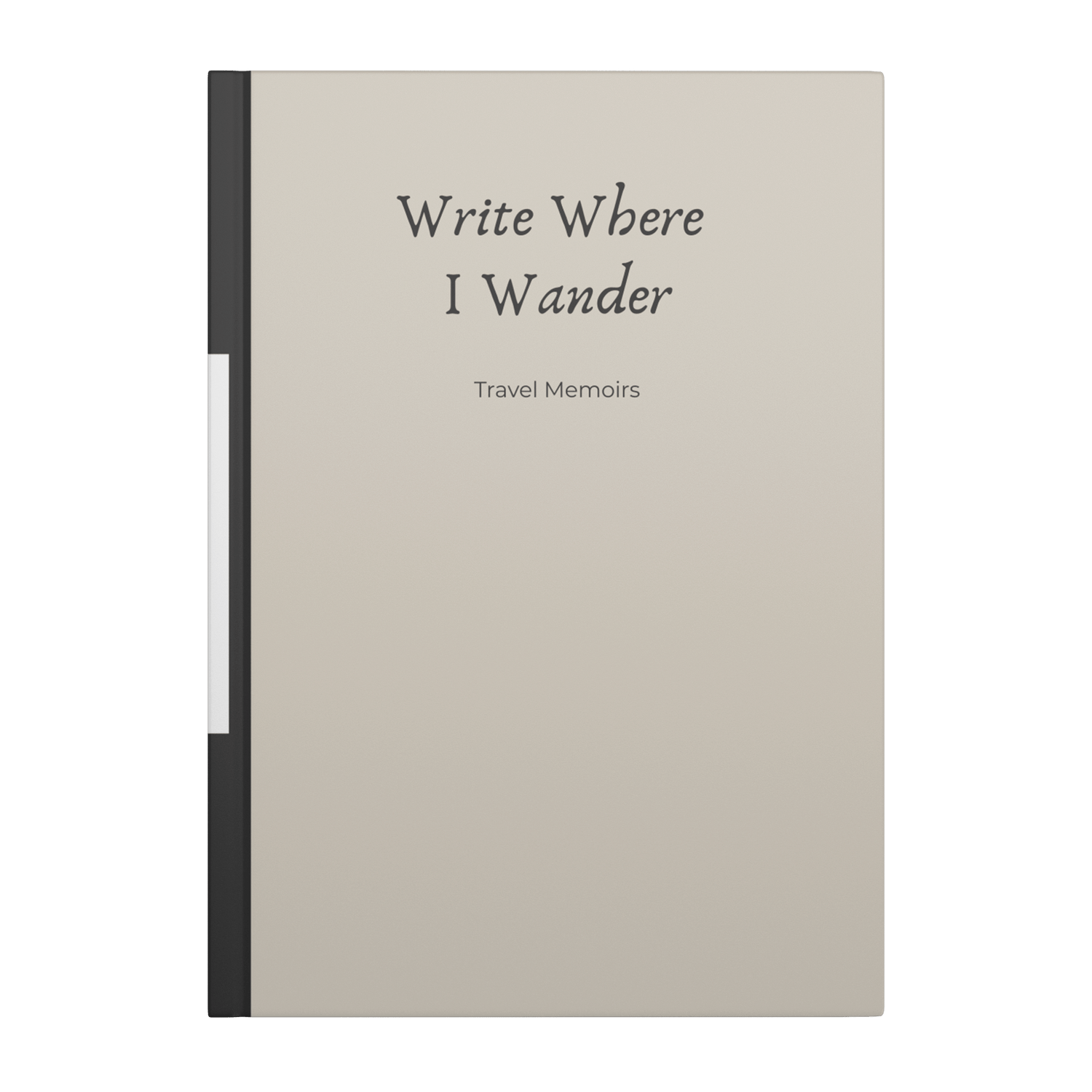 Write Where I Wander - Guided Journal for Capturing Travel Memoirs - Paper &amp; Wax